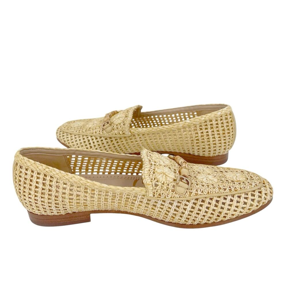 Sam Edelman women’s raffia vented resort loafers flat shoes - Picture 9 of 12